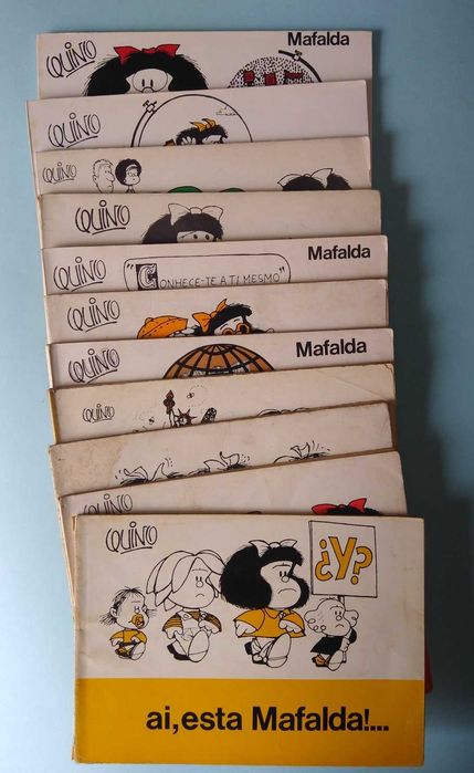 11 Livrinhos de Bolso da MAFALDA - Edições D. Quixote 1972