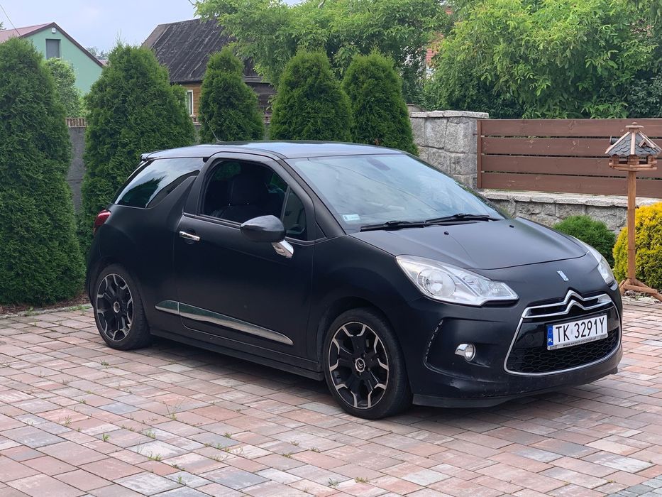 Citroën DS3 Citroën DS3 1.6 HDi 112 KM – Just Black | Matowy lakier | 17” felgi