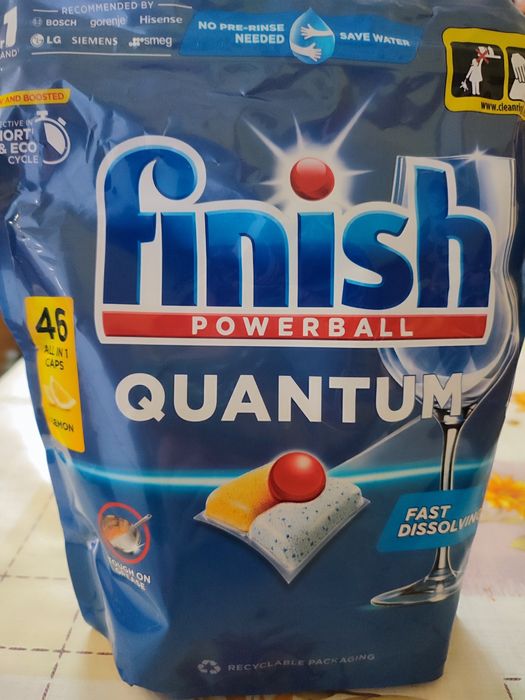 Kapsułki do zmywarki Finish 46 szt Nowe opakowanie