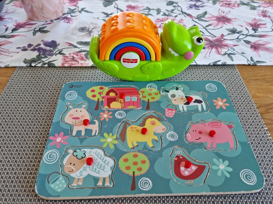 Rozkołysany krokodyl fisher price plus gratis