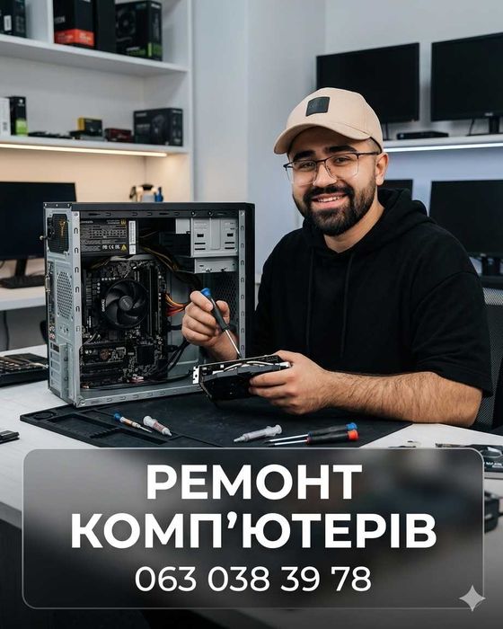 РЕМОНТ комп'ютерів | Приймаємо ПОШТОЮ | Ремонт ПК Ноутбуків Принтерів Налаштування Чистка