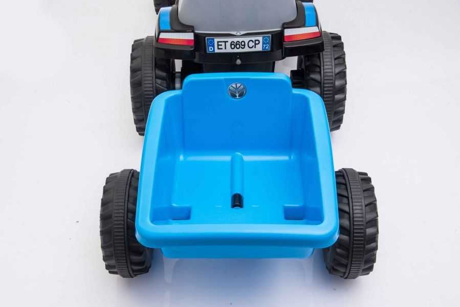 Pojazd Elektryczny dla Dzieci - Traktor T7 z Przyczepą