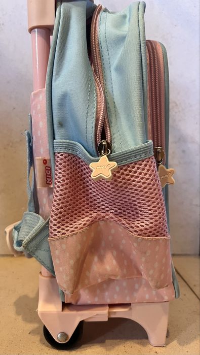 Mochila com rodinhas/trolley unicórnio