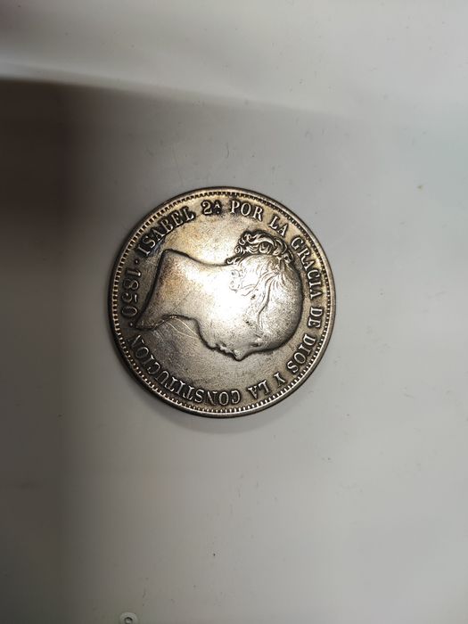 Isabel II, 20 reals 1850