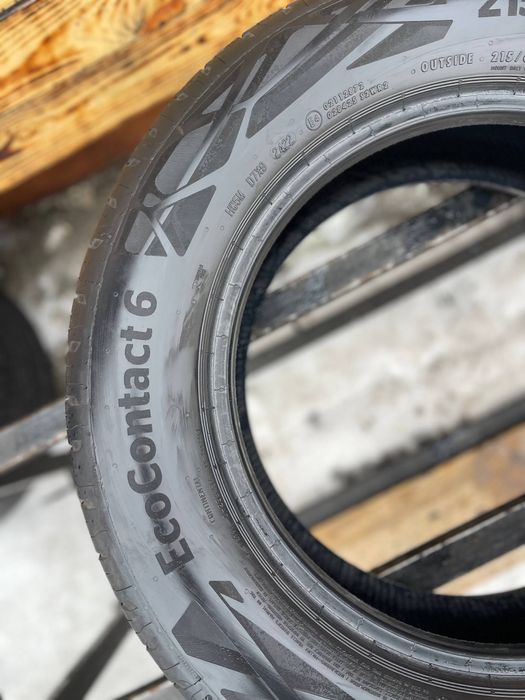 Шини літні 215/60 r16 Continental 22 рік