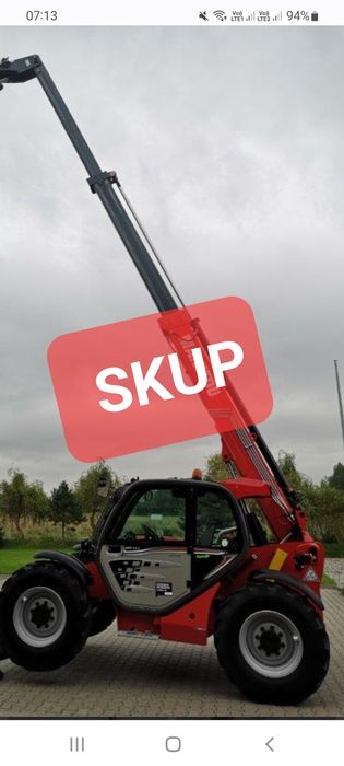 Skup wozek widlowy wozkow terenowy traktorow ładowarka teleskopowa