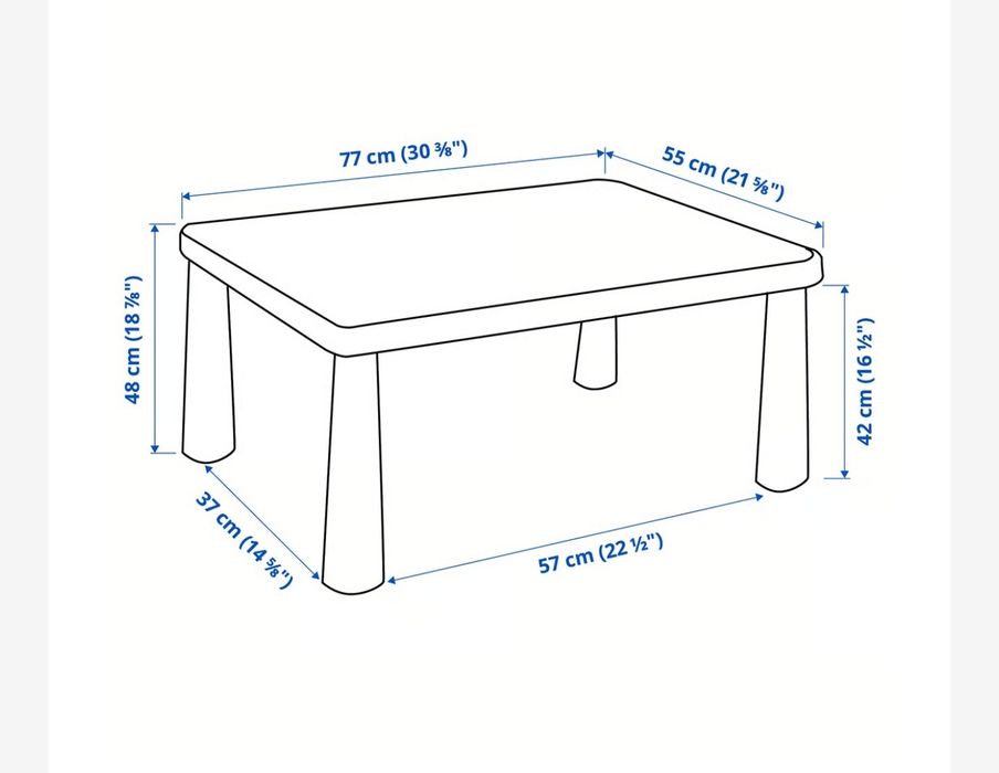Mesa infantil ikea Mammut