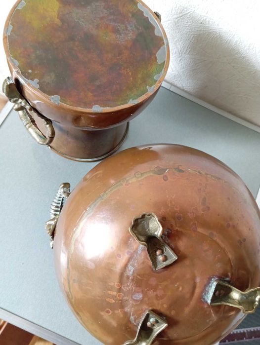 Зольники антикварные медные/латунь