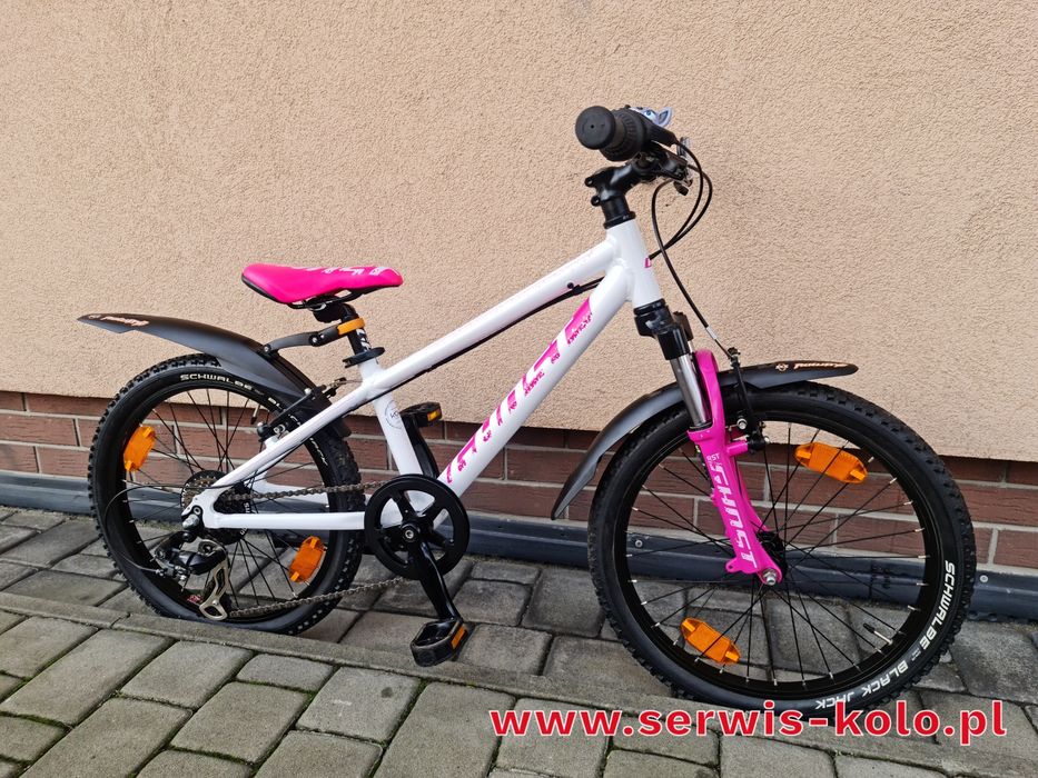 Rower dziecięcy dziewczęcy GHOST koła 20 SHIMANO aluminium rabat