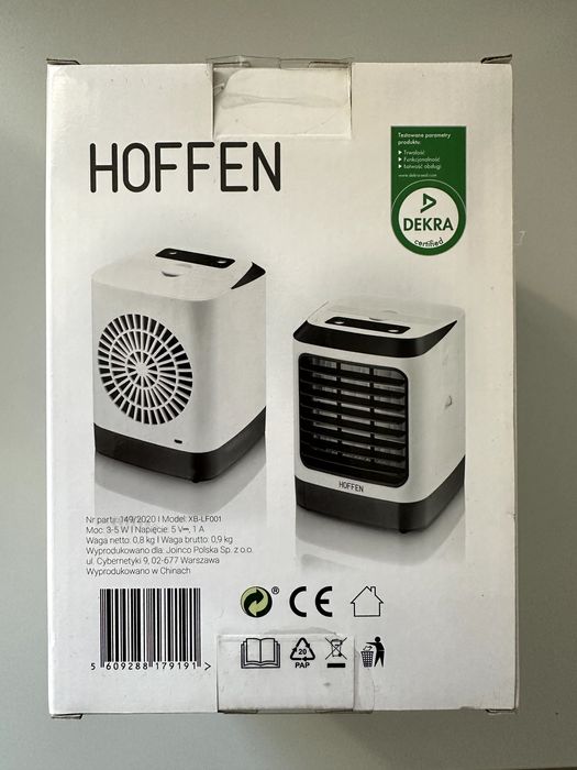 Klimator Hoffen XB-LF001 – chłodzenie, wentylacja, mobilny - nowy