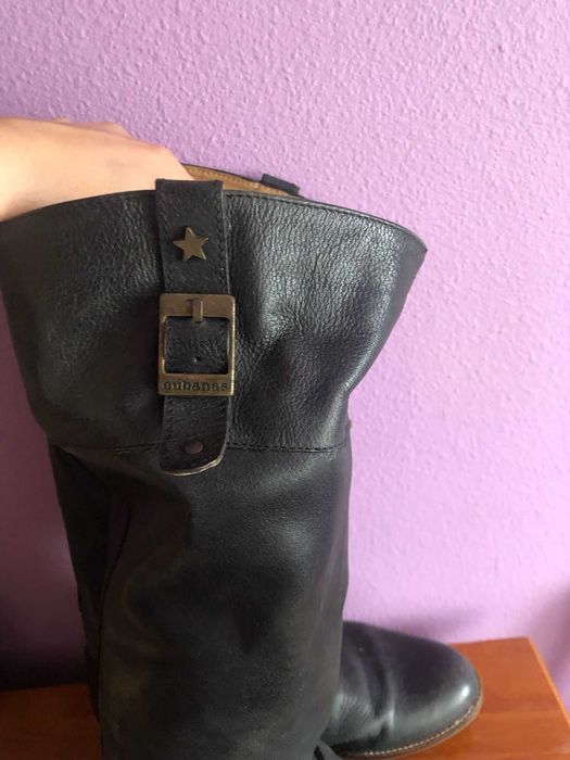 Botas cano alto pretas