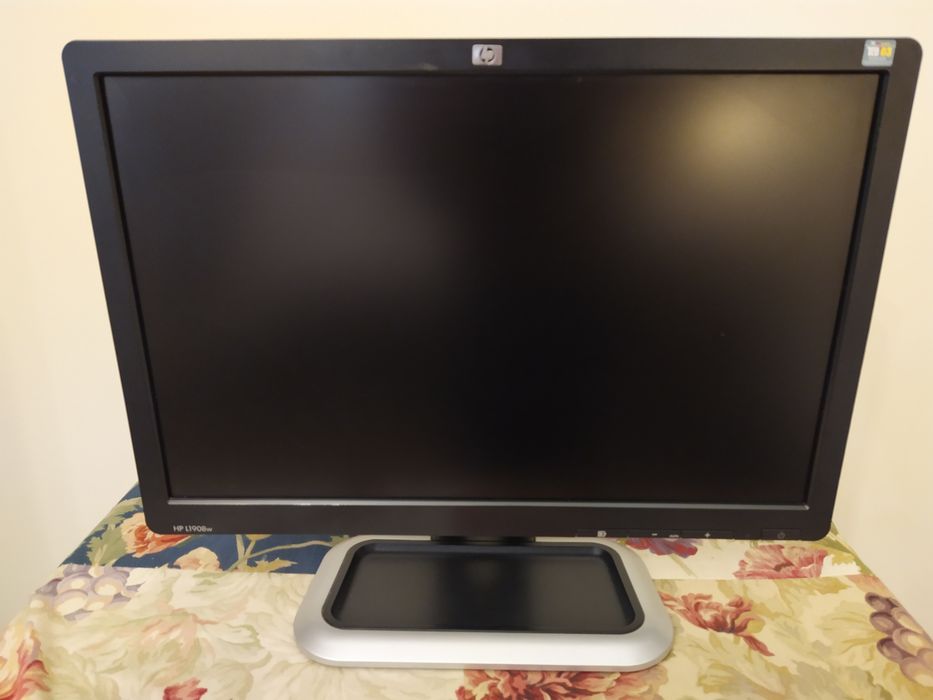Monitor 19" HP L1908W avariado para peças