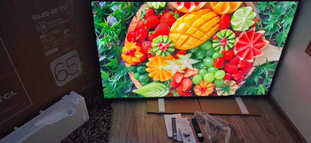 Nowy TV 65 cali QLED TCL 65C655 Pro Full Array Onkyo 50W Gwarancja 24m