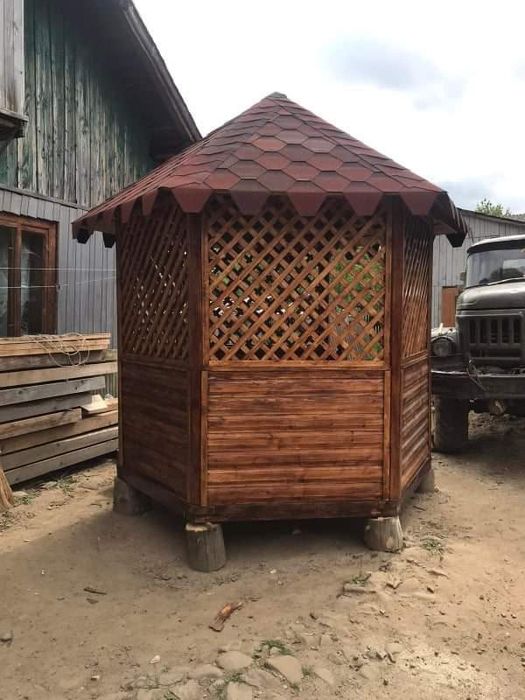 Альтанка деревяна