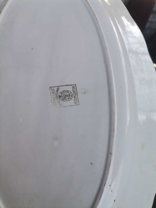 Старые блюда кузнецовские, кобальт новые 3шт тарелок и набор18 шт