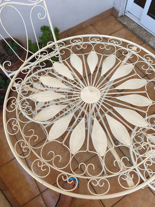 Conjunto de Jardim em ferro