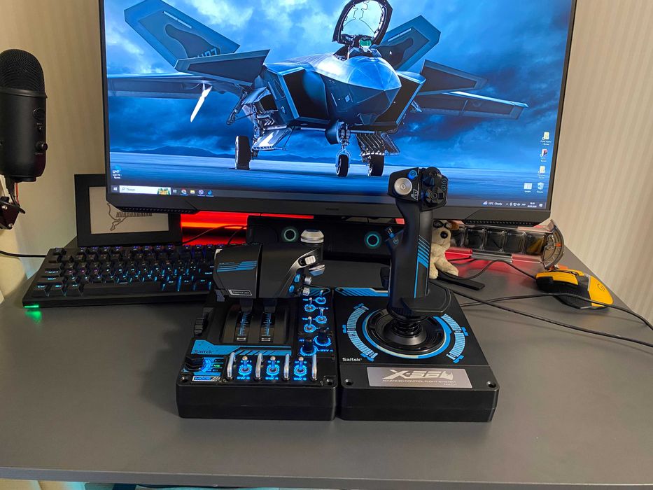 Logitech(Saitek) X56 HOTAS | Джойстик + важіль газу