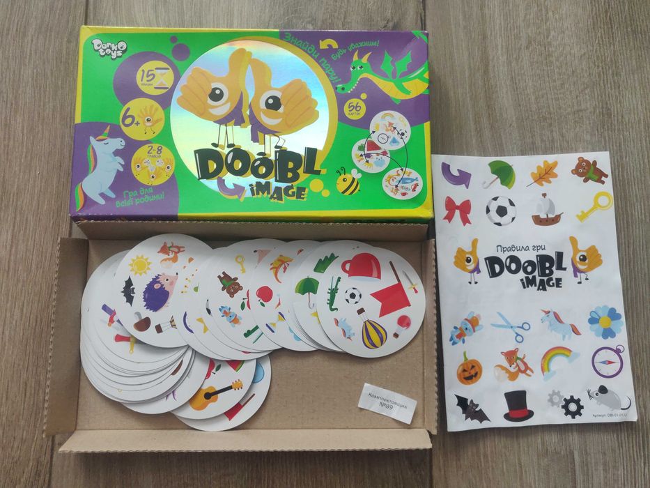 Игра настольная развлекательная «Doobl Image», новая.