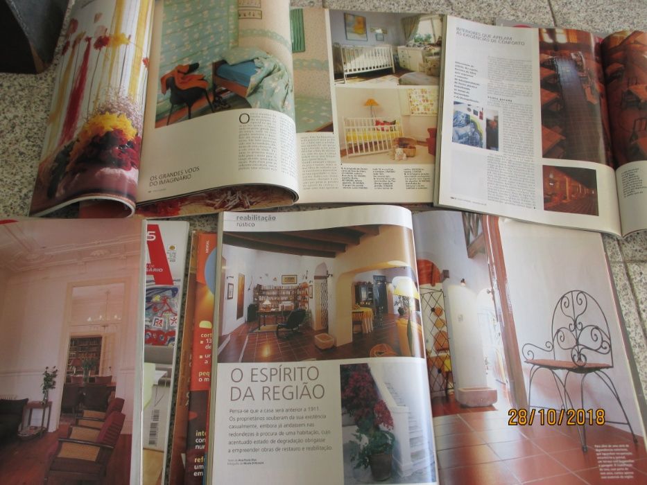 25 revistas antigas de decoração