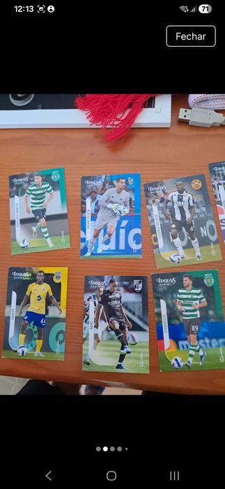Cartas cromos futebol Ídolos (pack ou individual)