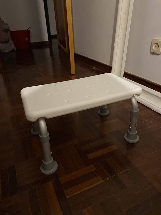 banqueta de duche de alumínio