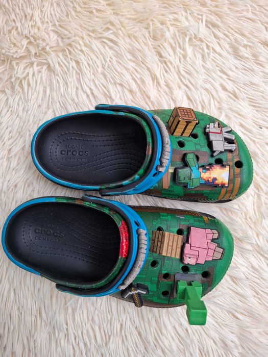 Детские Crocs minecraft р. С 12