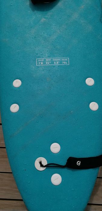 Prancha surf softboard 7.8 Olain (como nova)