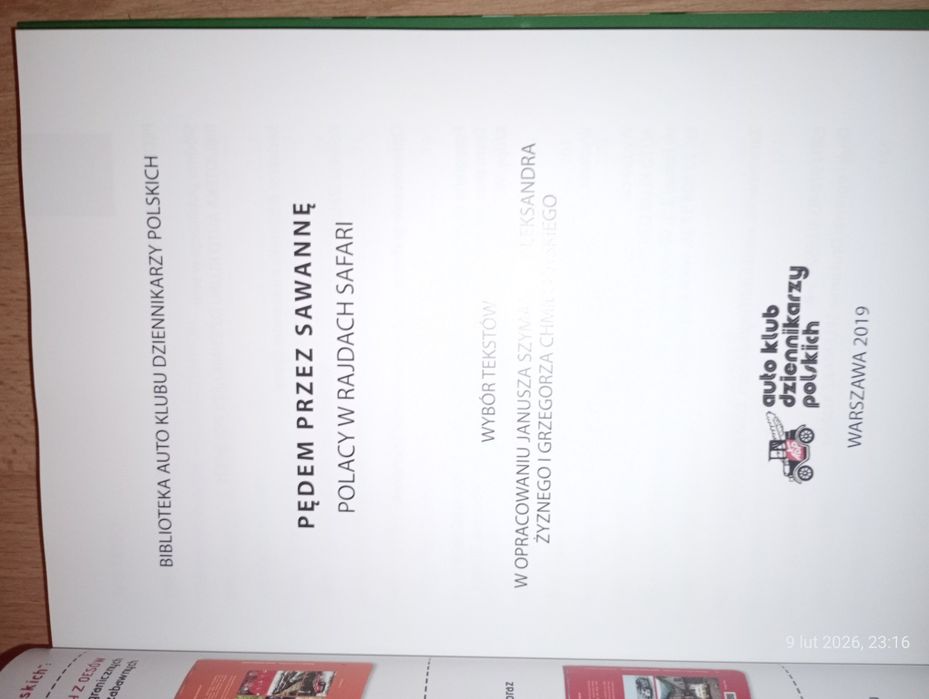 Książka Pędem przez sawannę