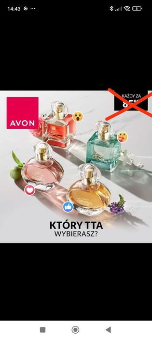 Perfumy TTA Avon