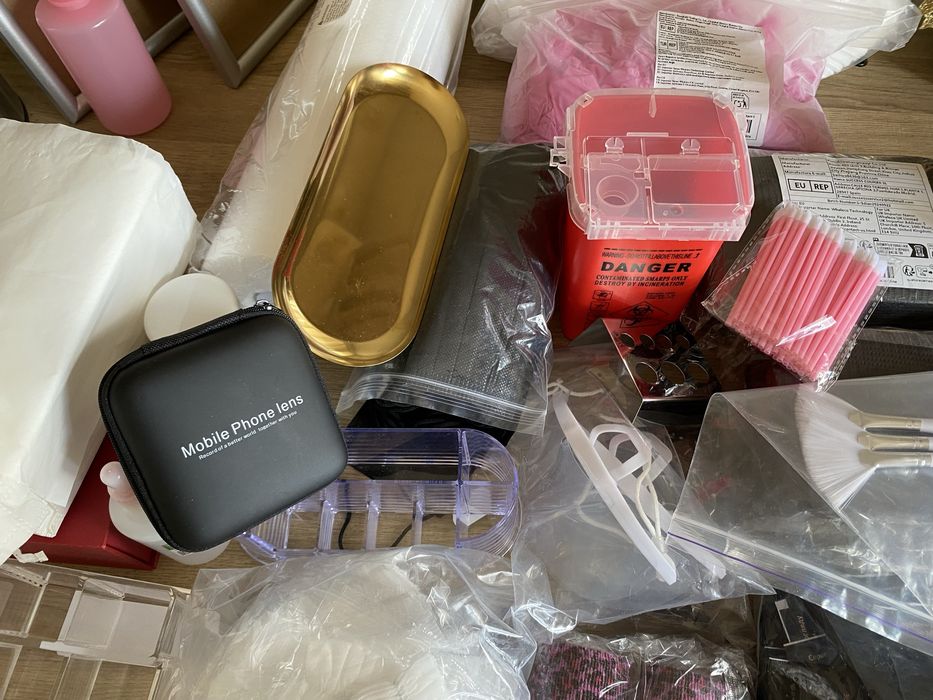 Lote de material para maquilhagem permanente