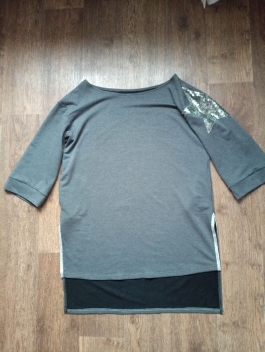 Женская трикотажная туника большого размера, р 52-54