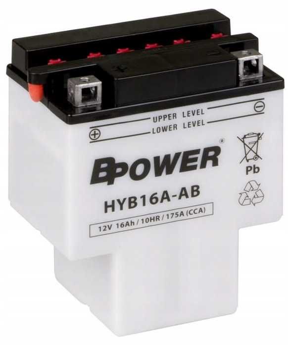 Akumulator motocyklowy BPower HYB16A-A HCB16A-A 12V 16AH L+