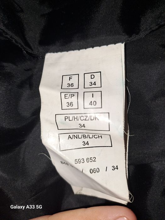 Płaszcz zamsz 34 xs