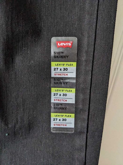 Джинсы Levi's 510 Skinny Flex 27*30 Stretch
