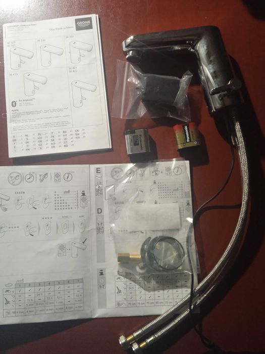 Умный дом.Смеситель для раковины Grohe Германия