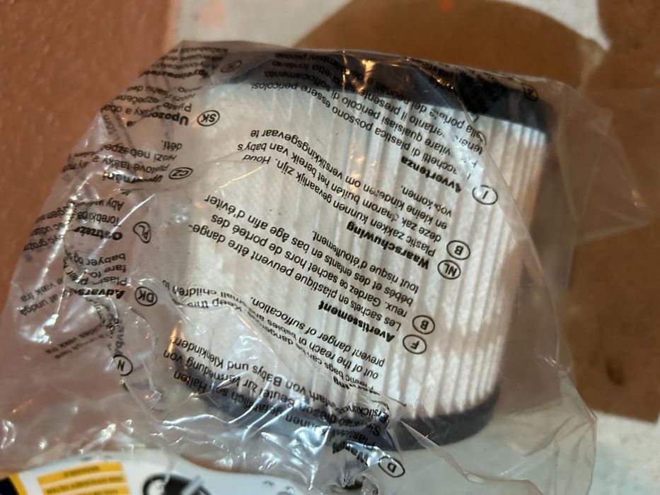 Filtro para aspirador de cinzas