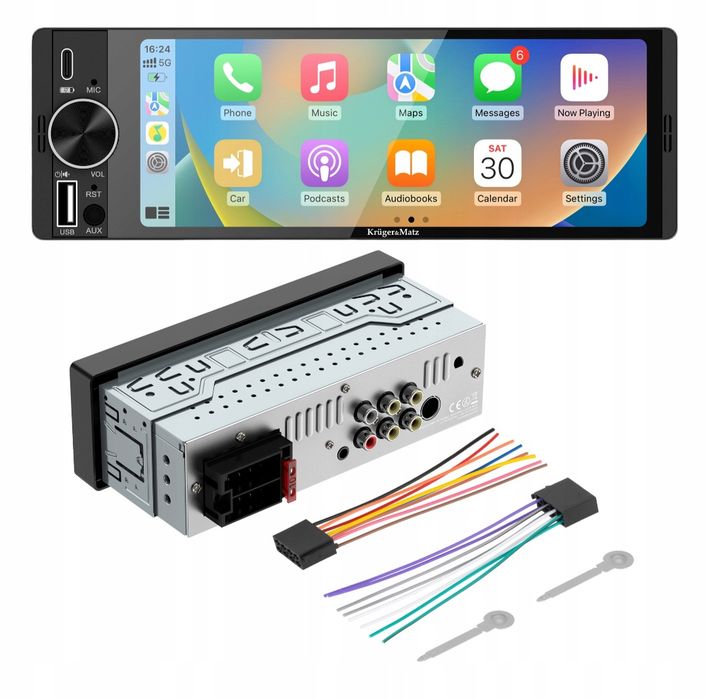 Radio samochodowe android auto Kruger Matz 1din