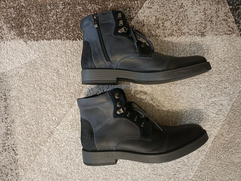 Buty trzewiki za kostkę męskie Lasocki 41 skórzane