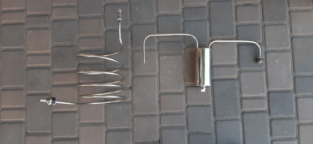 Дистиллятор под НЕпроточную воду, аппарат с пищевой нержавейки aisi304