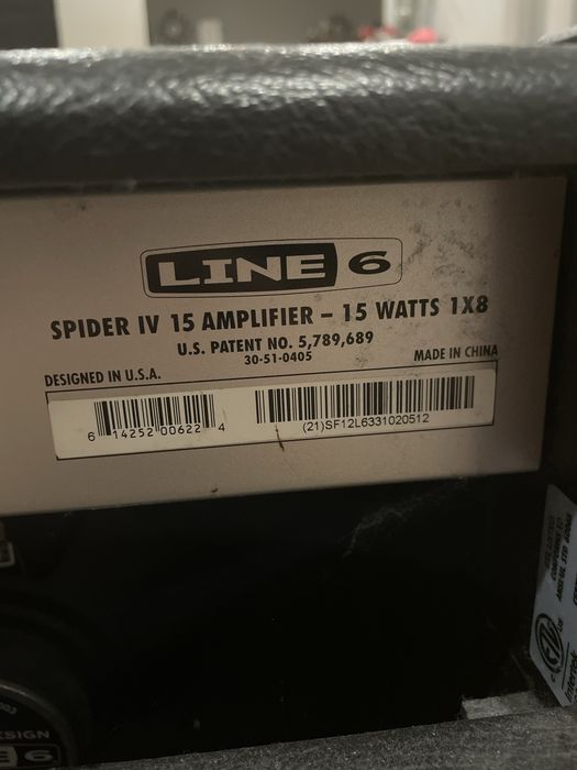 Wzmacniacz gitarowy line6 spider 15w Krzaki • OLX.pl