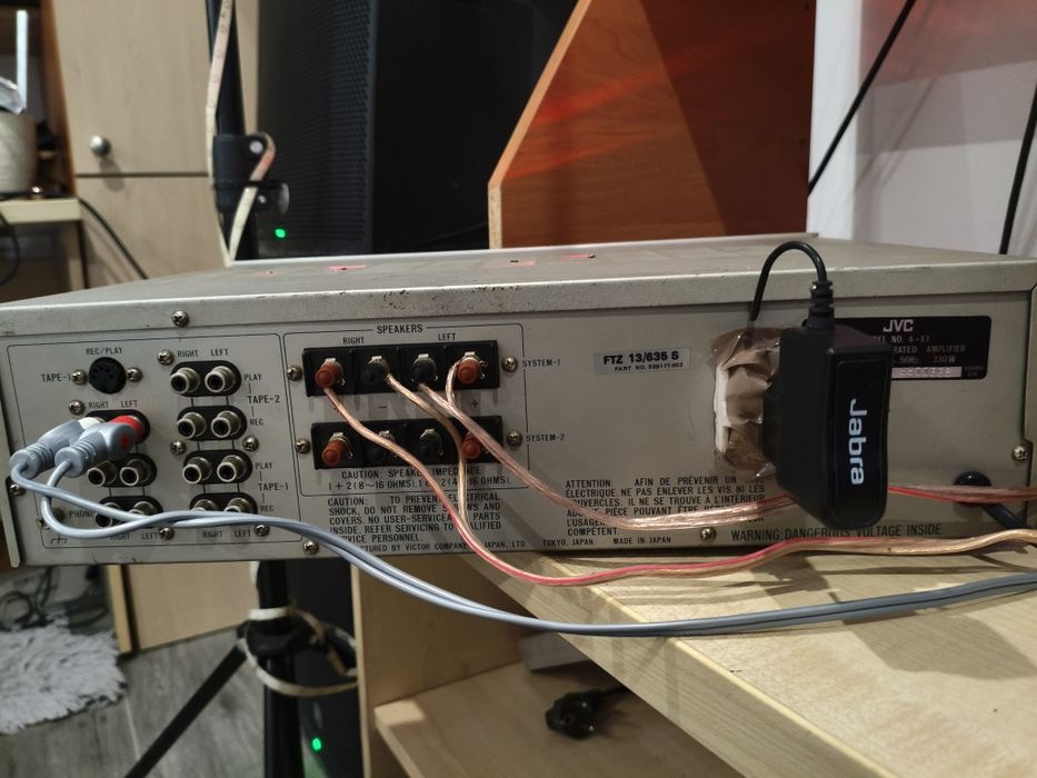 Zestaw nagłośnienia. Jvx ax1 i Sharp CP 8000