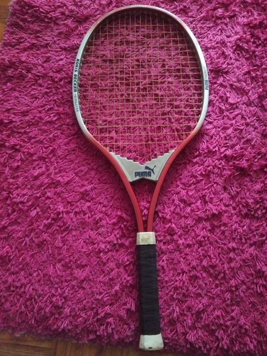 Raquete de tenis antiga Boris Becker Puma / Western Germany