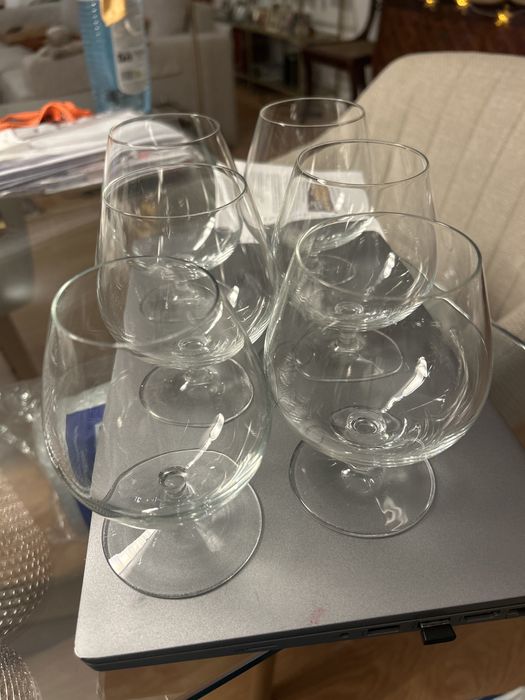 Copos Antigos em Cristal e Copos Conhaque