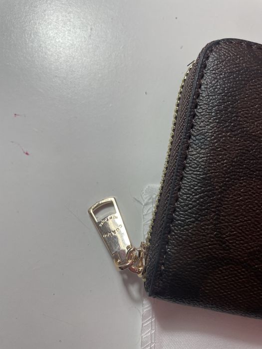 Carteira Coach-marron