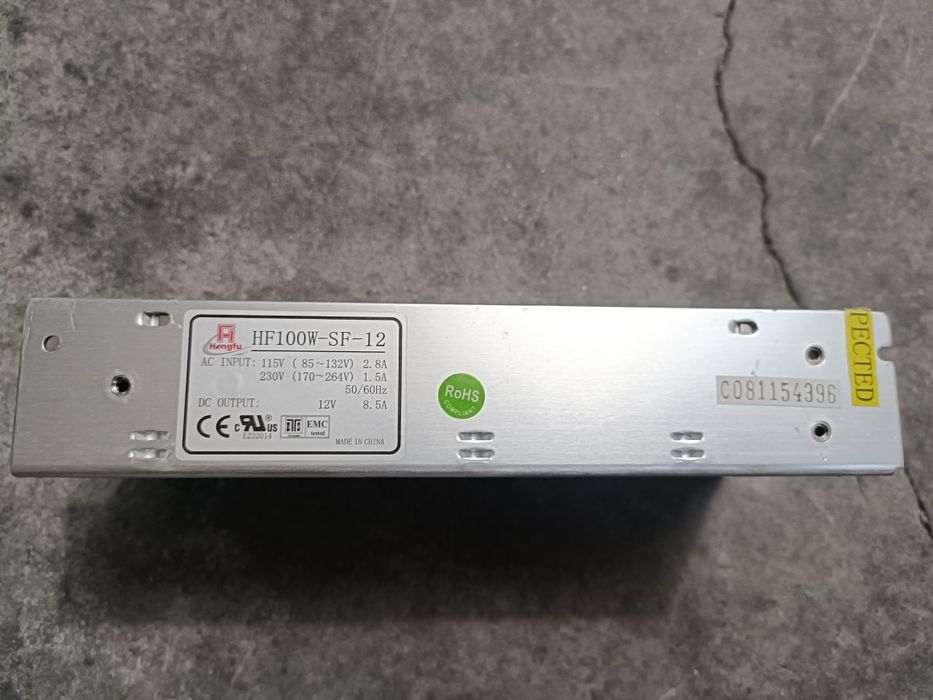 Fonte de alimentação 12vdc 100w