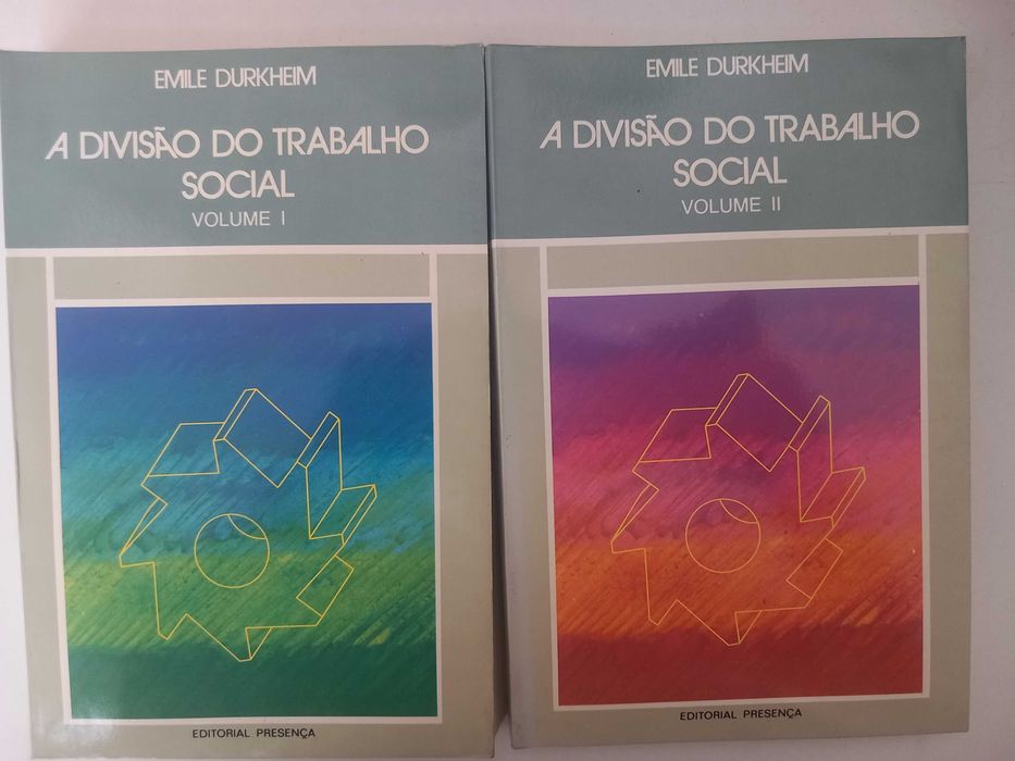 A divisão do Trabalho Social (2 v.) - Emile Durkheim