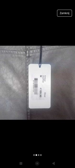 Leginsy woskowe, nowe z metką , skórzane