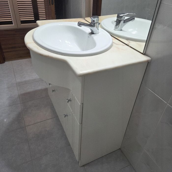 Movel Lavatório wc + espelho