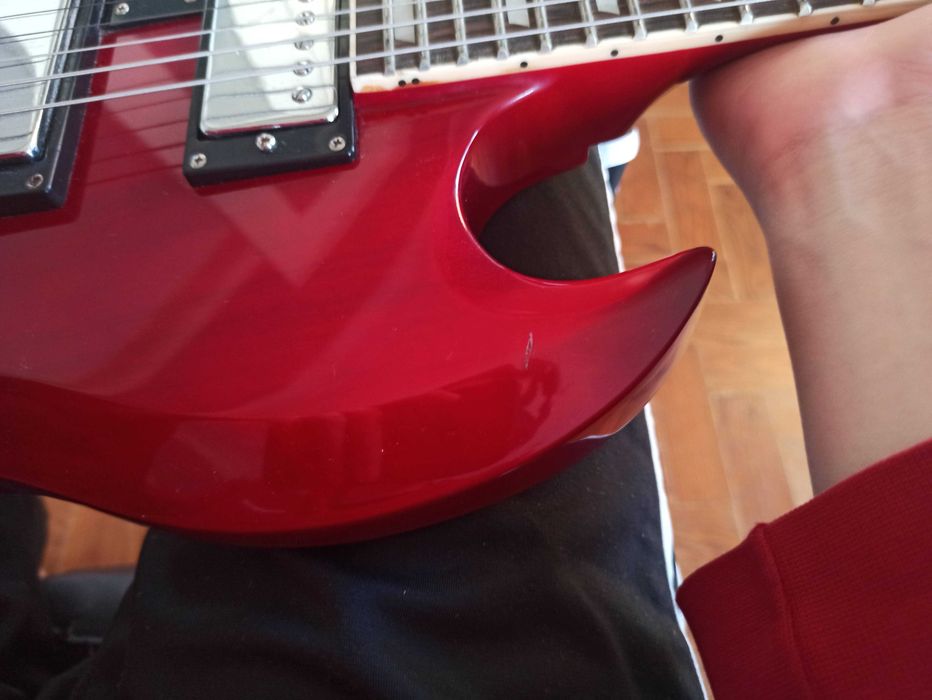 Classic Red SG Electric Guitar - Left-Handed / Canhoto - €120