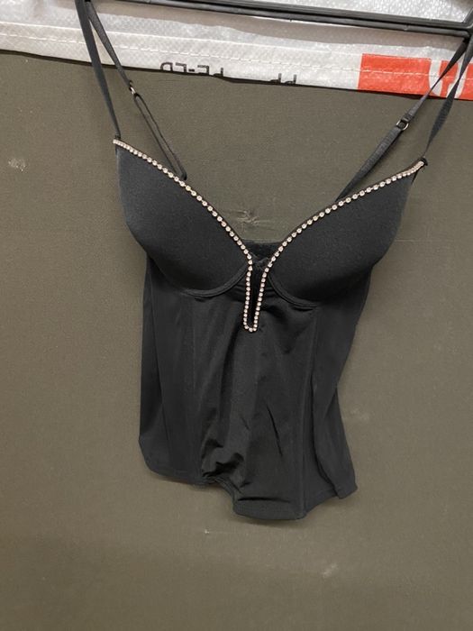 Gorset biustonosz cyrkonie 75b